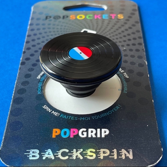 Popsocket - BackSpin Aluminum 45 RPM (SPINS REALLY FAST!) - Picture 4 of 6